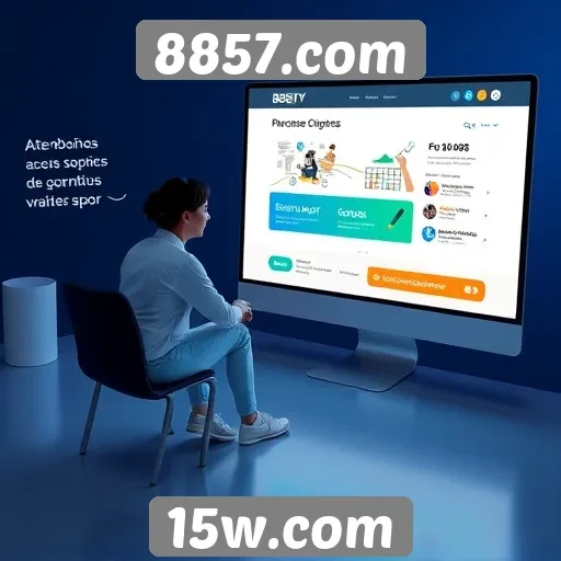 Acessibilidade e interface do 8857.com para novos usuários